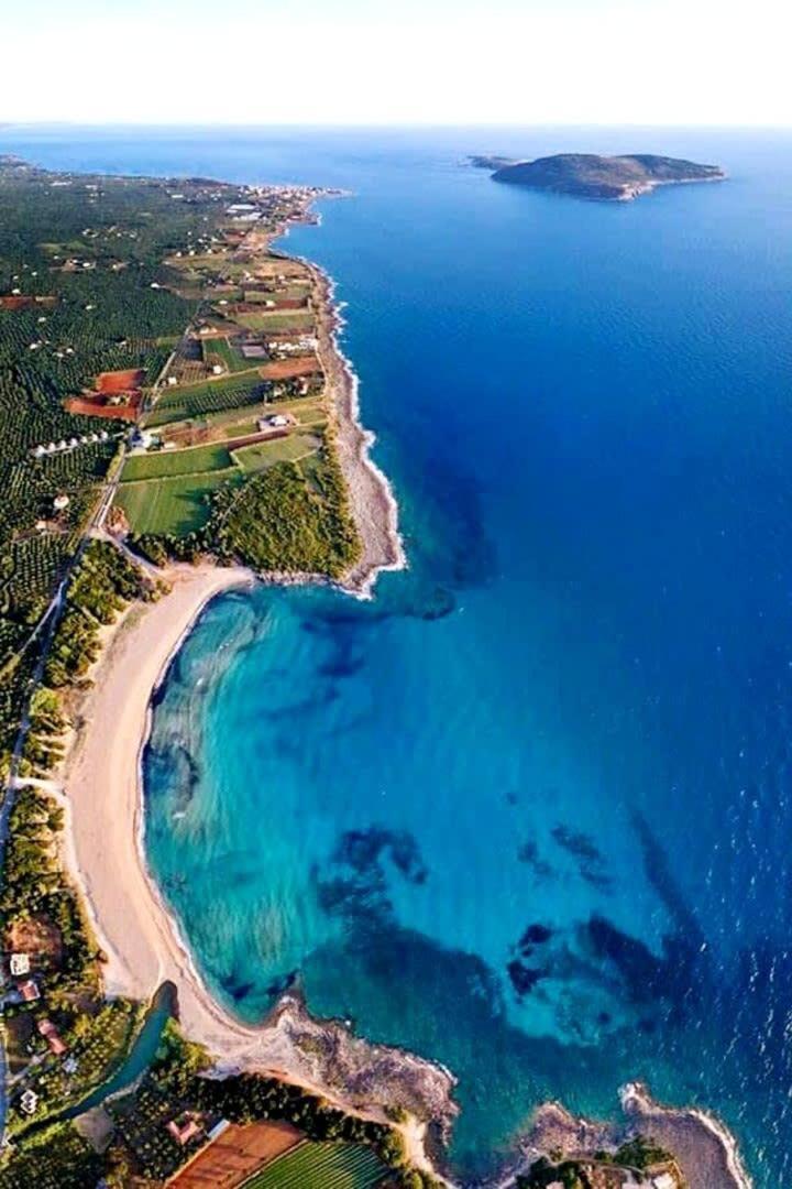 Navarino Captains Villa - Lux Private Pool Retreat マラトポリス エクステリア 写真