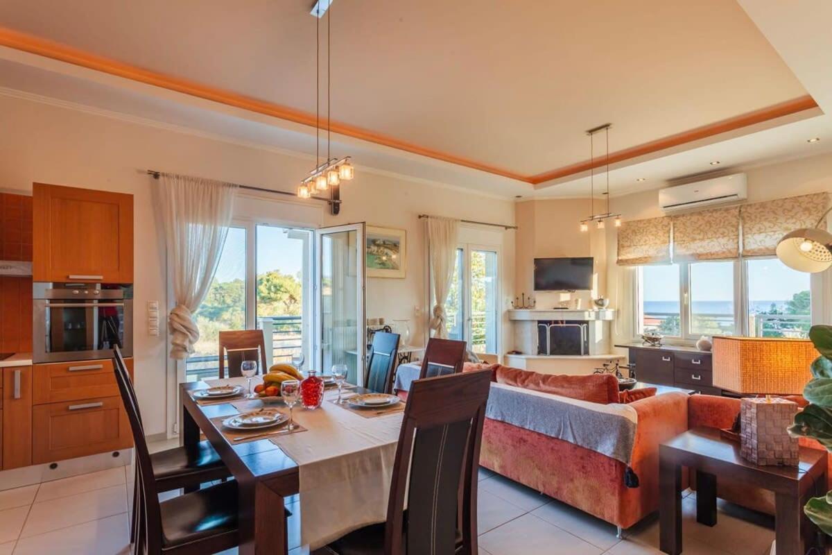Navarino Captains Villa - Lux Private Pool Retreat マラトポリス エクステリア 写真