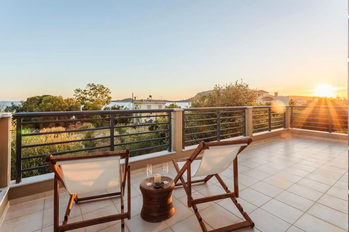 Navarino Captains Villa - Lux Private Pool Retreat マラトポリス エクステリア 写真