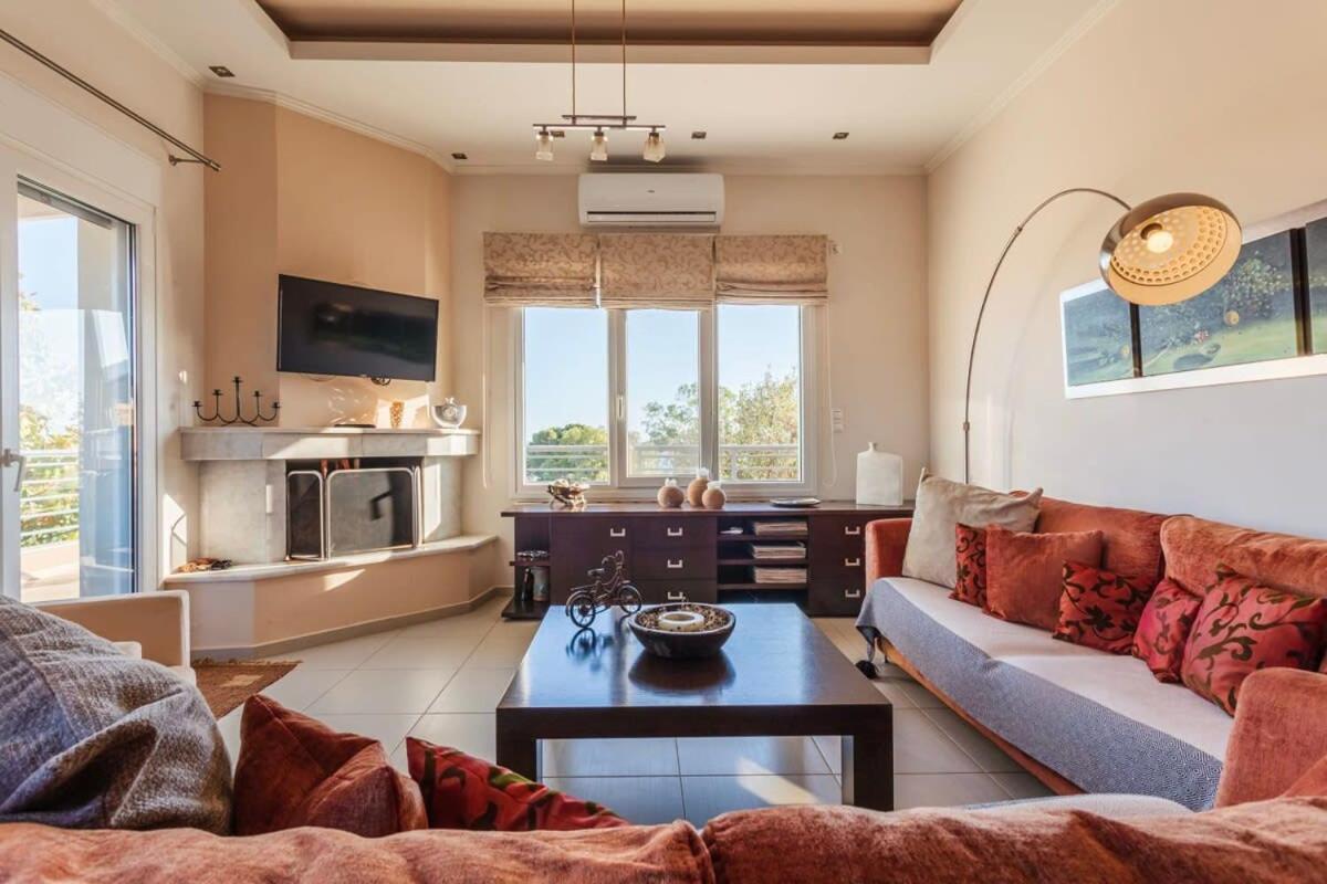 Navarino Captains Villa - Lux Private Pool Retreat マラトポリス エクステリア 写真