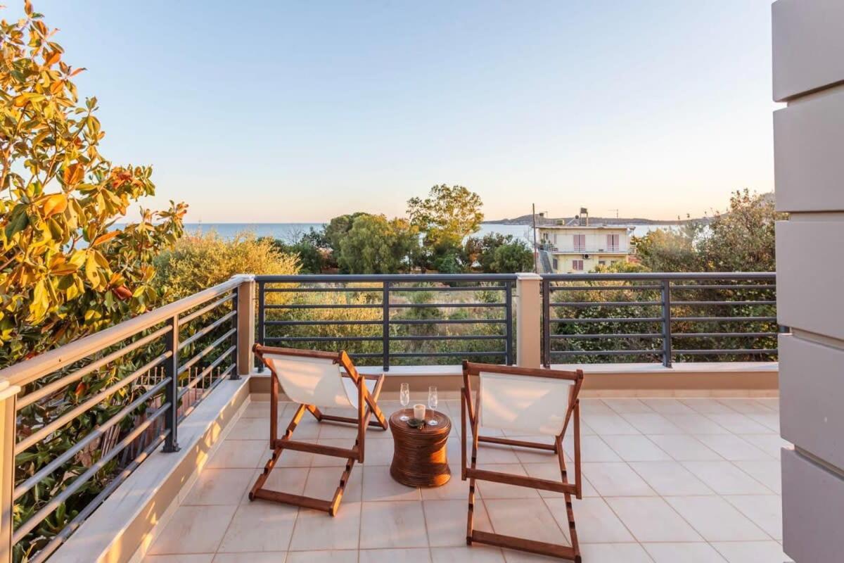 Navarino Captains Villa - Lux Private Pool Retreat マラトポリス エクステリア 写真
