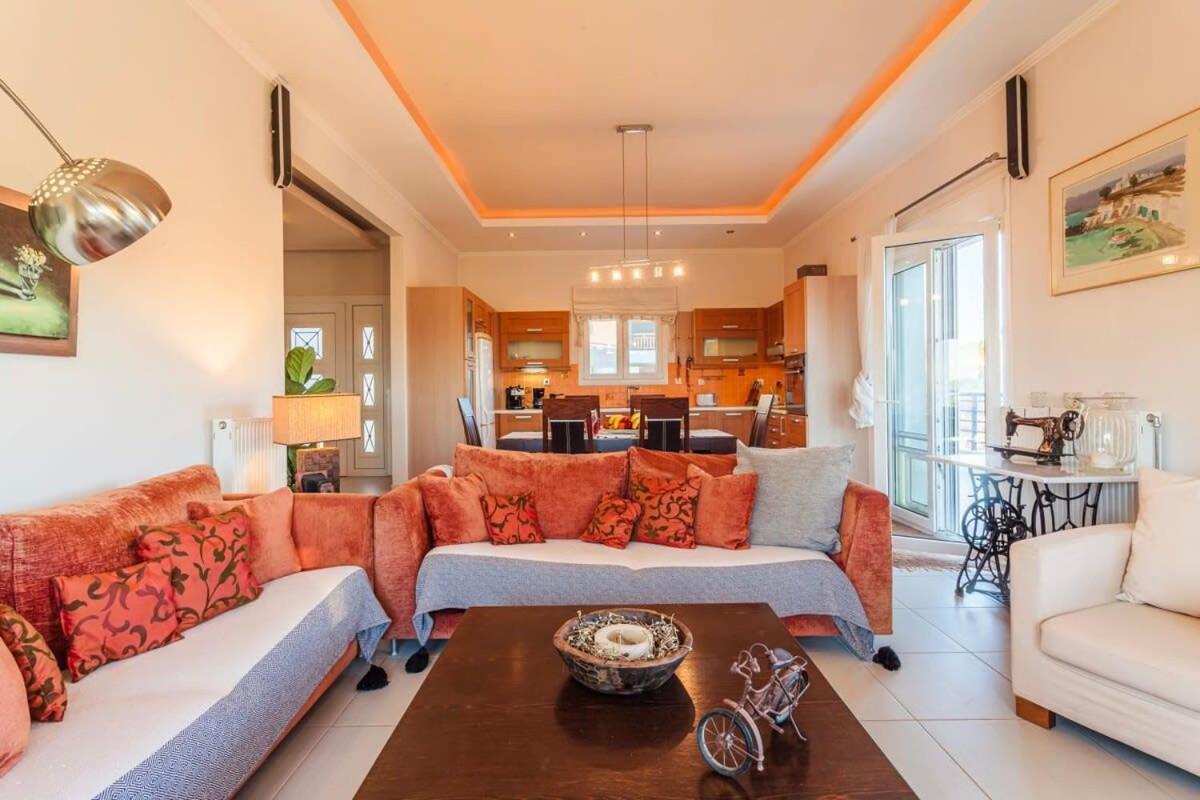 Navarino Captains Villa - Lux Private Pool Retreat マラトポリス エクステリア 写真